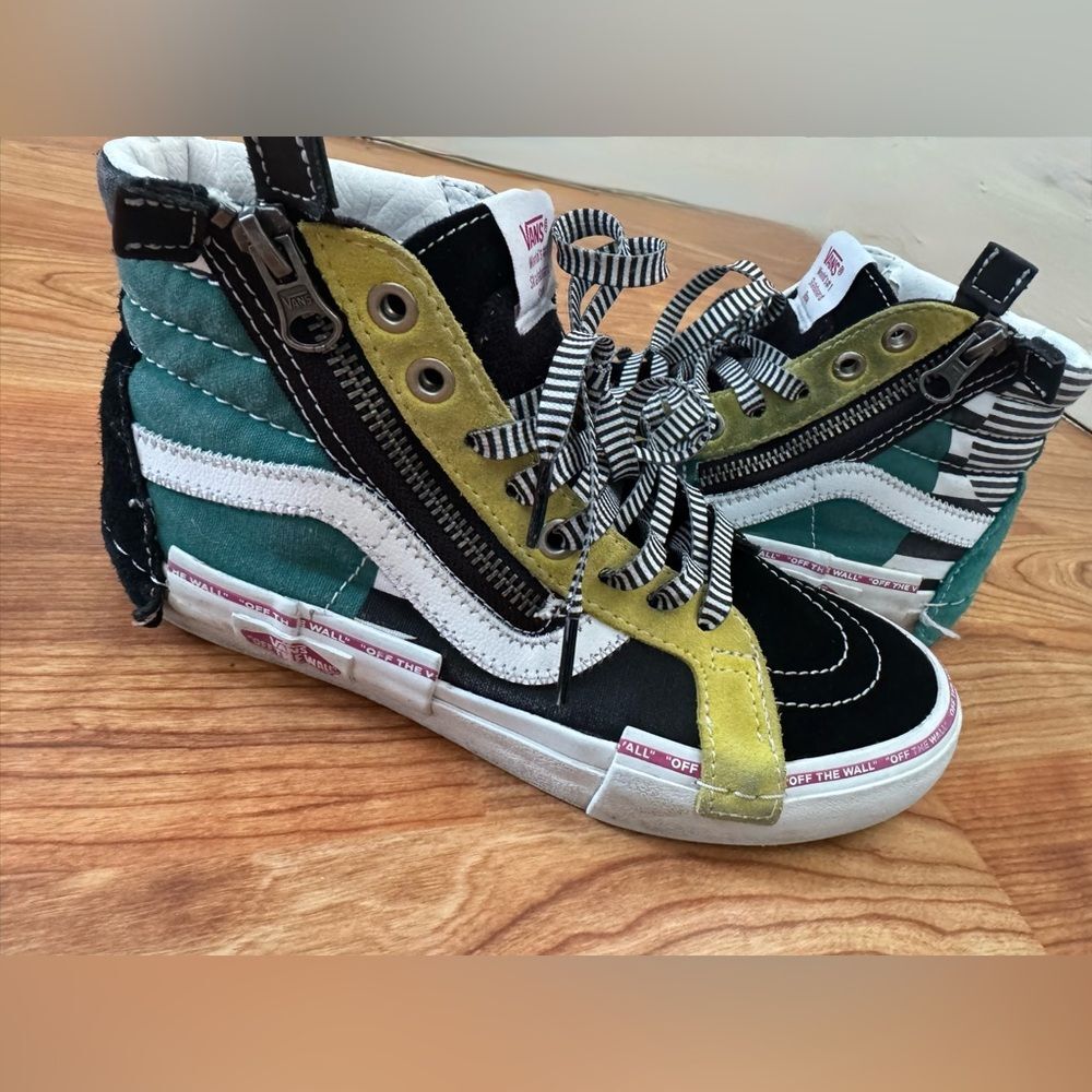Vans RARE Deconstructed Cut&Paste Side Zip Sneakers